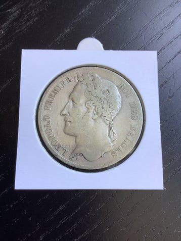 België. Leopold I. 5 Francs 1833 (Zonder minimumprijs)