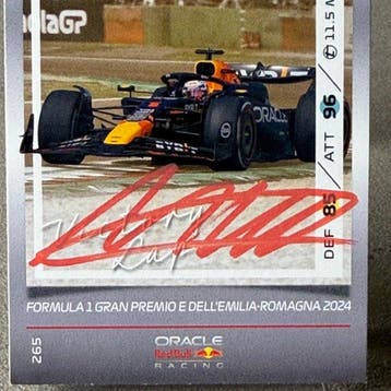 Red Bull Racing - Topps 265 Top victory lap - GP Emilia