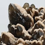 MUSEO 16kg , QUARZO FUMÉ CITRINE et DOLOMITE ROSE, Unique