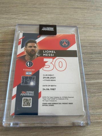 Topps Topps Total Football Lionel Messi 9/10 Parallèle, Collections