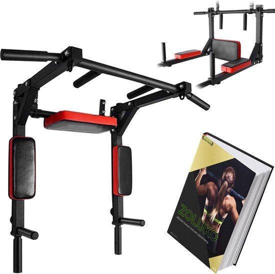 2dekans | Zoluko Dip & Pull Up Bar – Professioneel Wandmodel, Sport en Fitness, Fitnessmaterialen, Ophalen of Verzenden