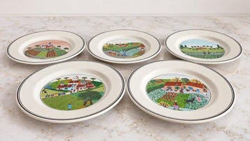 Villeroy & Boch - 5 Assiettes décoratives « Design Naïf » -
