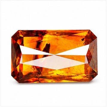 Zonder minimumprijs - 1 pcs Oranje, Geel Sfaleriet - 6.66 ct, Nieuw