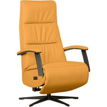 Leren relaxfauteuil met hartbalans Balance - Toledo Leem, Huis en Inrichting, Bohemian, Industrieel, Modern, Scandinavisch, Nieuw