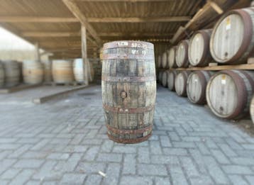 Eikenhouten whiskyvaten 125 liter - groothandel, Tuin en Terras, 75 tot 150 liter, Nieuw, Hout