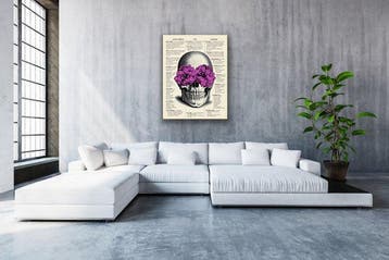 Eric Brumette - VANITY SKULL FACTORY - Toile L - LIMITED