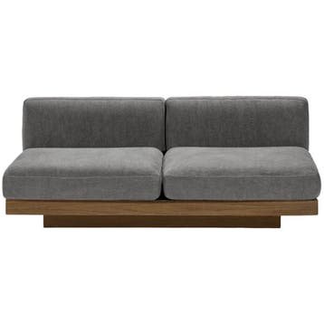 Serax 2-zitszetel Rudolph Indoor Smoke Cognac - Nieuw in, Huis en Inrichting, Klassiek, 150 tot 200 cm, Nieuw, Hout