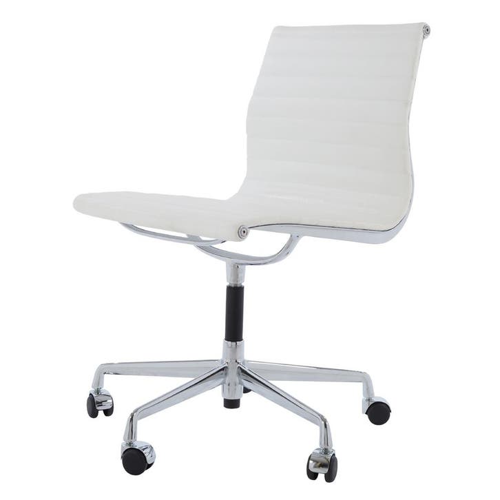 Vergaderstoel EA105 Leder wit, Maison & Meubles, Bureaux, Envoi