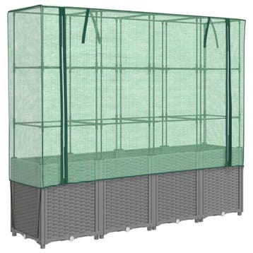 Plantenbak met kas 160cm | -35% Retour deal | Sla toe!, Kunststof, Gebruikt, 100 cm of meer, Verzenden