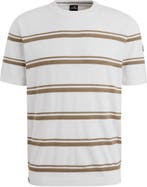 Vanguard Knitted T-Shirt Strepen maat Maat 52/54 (L) Heren, Kleding | Heren, T-shirts, Maat 52/54 (L), Verzenden, Beige, Nieuw