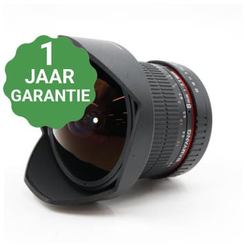 10% korting | Samyang 8mm f/3.5 Fisheye Canon CSII |, Verzenden