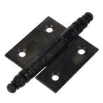 Deurscharnier 50 x 50 mm, ijzer zwart, Nieuw