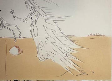 Salvador Dali (1904-1989) - Désert fabuleux : Vierge à la
