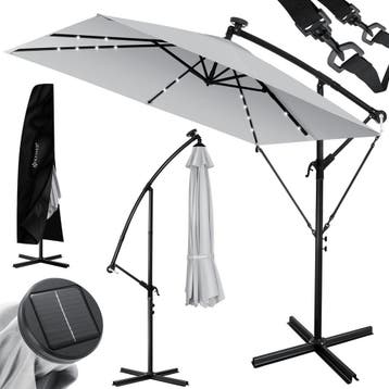 Zweefparasol - Tuinparasol - Parasol 250 cm - Met voet - Met, Verzenden, Nieuw