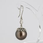 Boucles doreilles - 18 carats Or blanc Diamant (Naturelle)