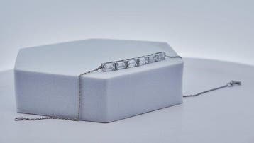 Zonder minimumprijs - Armband - 14 karaat Witgoud - 2.12ct., Nieuw