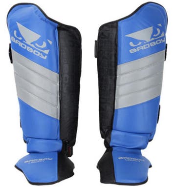 Bad Boy Legacy Muay Thai Scheenbeschermers Zwart Blauw Grijs, Verzenden, Nieuw, Overige