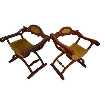 Chaise (2) - Savonarole - Bois - 2-Chair - Savonarola