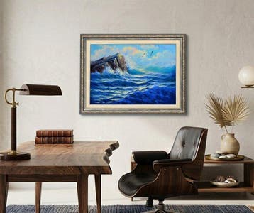 Natalia Tokar (1973) - Seascape - Waves