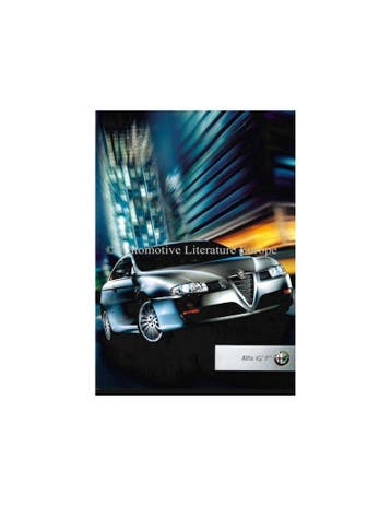 2003 ALFA ROMEO GT BROCHURE FRANS, Livres