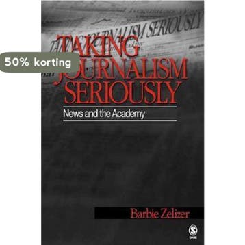 Taking Journalism Seriously 9780803973145 Barbie Zelizer, Verzenden, Gelezen, Barbie Zelizer