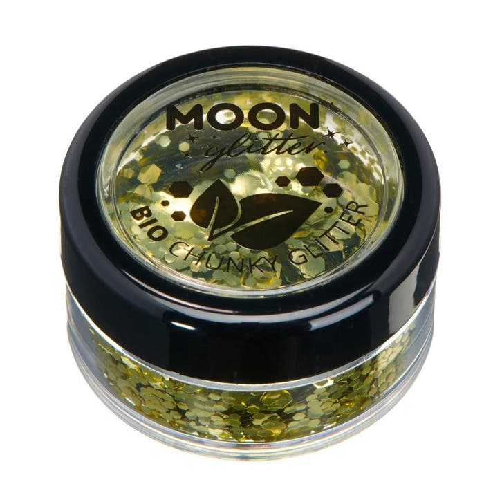 Moon Glitter Bio Chunky Glitter Gold 3g, Hobby & Loisirs créatifs, Articles de fête, Envoi