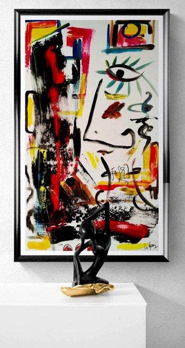 Luc Mora - Miss abstract dream - XXL, Antiquités & Art, Art | Objets design