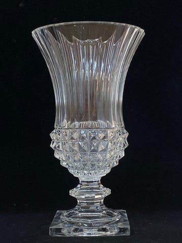 Val Saint Lambert - Vaas - Kristal - Hoogte 25 cm