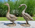 Beeldje - A pair of Geese - IJzer, Antiek en Kunst