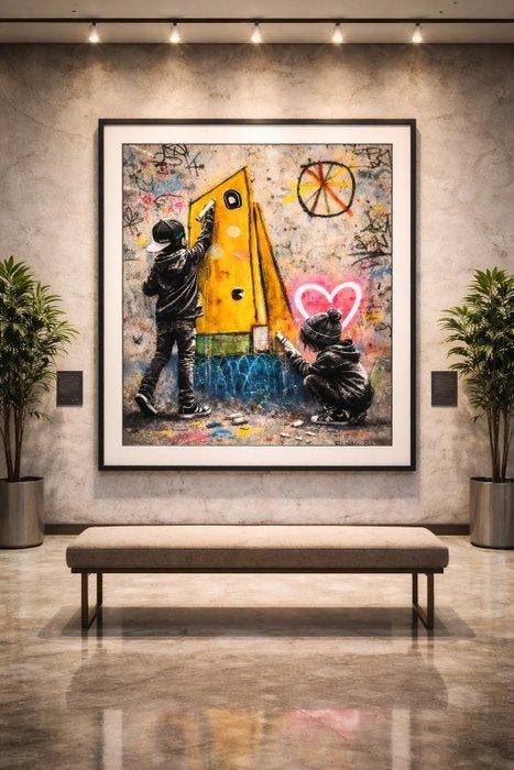 BLING_BÖ (1985) - - CHILDRENS HEART -, Antiquités & Art, Art | Objets design