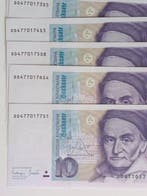 Allemagne. - 9 x 10 Deutsche Mark - 1993 - Pick 38c (Sans
