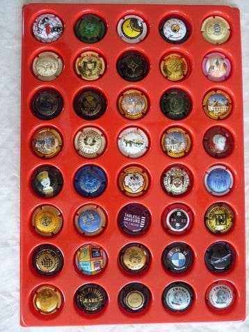 Collection thématique - 240 capsules de champagne valeur