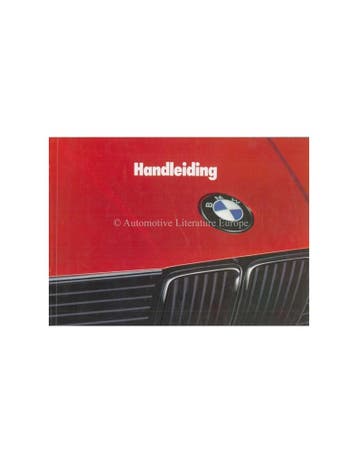 1988 BMW 3 SERIE INSTRUCTIEBOEKJE NEDERLANDS, Ophalen of Verzenden