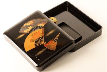 Wajima Lacquer/Wooden Fubako - Hoshu () - Boîte - Élégant