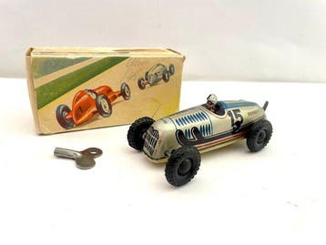 Wüco - Blikken speelgoedauto - Silver Arrow Racing Car no.