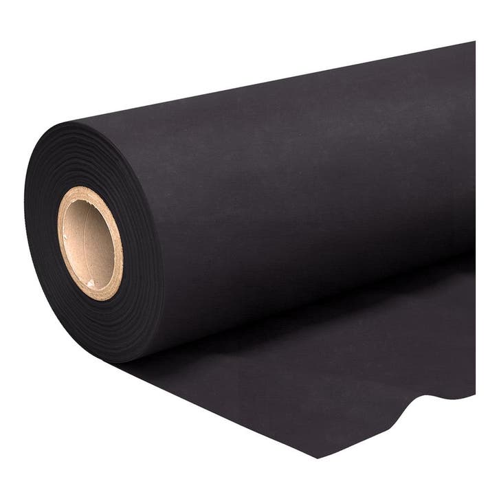 8× FORTEX Deco-Flanel op rol 60m x 130cm zwart, Musique & Instruments, Lumières & Lasers, Envoi
