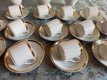 Porcelaine de Paris - Koffieservies (29) - Oud Parijs -