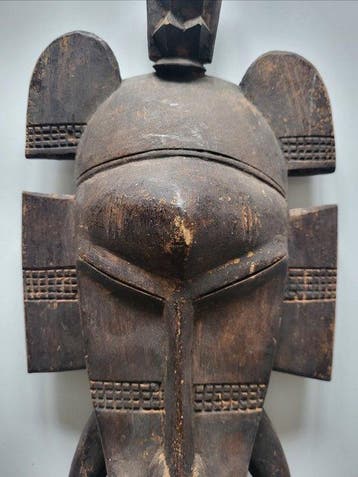 West-Afrikaanse ceremoniemasker — vermoedelijk Bamana, Antiek en Kunst