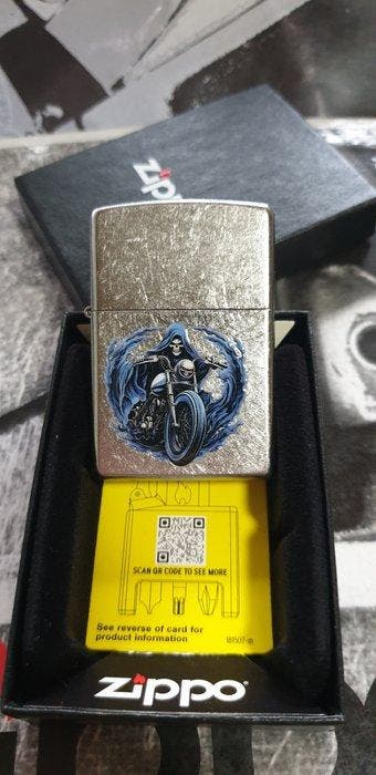 Zippo - Original Zippo Rarität Harley Davidson Reaper Curse, Verzamelen, Rookartikelen, Aanstekers en Luciferdoosjes