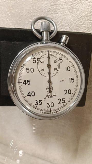 Soviet mechanical stopwatch Agat of the Zlatoustiv watch