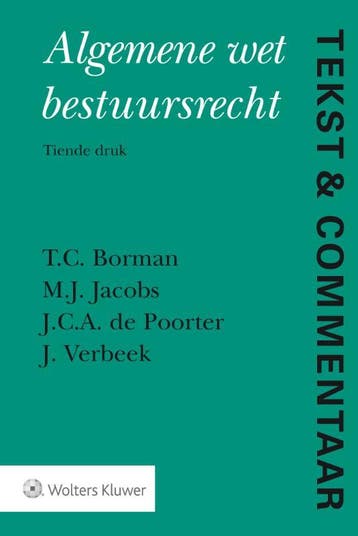 Algemene wet bestuursrecht / Tekst & Commentaar, Boeken, Verzenden, Zo goed als nieuw, Joost Verbeek