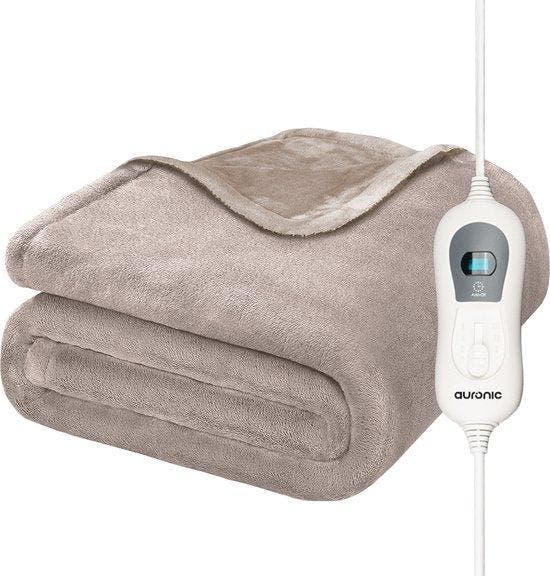 2dekans | Auronic Elektrische Warmtedeken - Bovendeken - 2, Maison & Meubles, Accessoires pour la Maison | Plaids & Couvertures