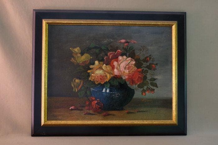 W. Voose - Stilleven, Antiquités & Art, Art | Peinture | Classique