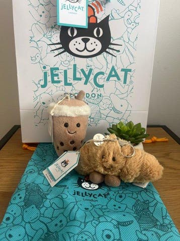 Jellycat - Jouet Bashful Puppy und Macaroon - 2010-2020 -