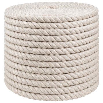 vidaXL Jute Touw 14 mm Wit 100% Tossa jute, Verzenden