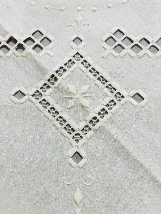 Centre de table (7) - Lin, Coton - VINTAGE 2, Antiquités & Art, Tapis & Textile