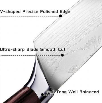 Smoked Blades - Keukenmes - Chefs knife - Handgemaakte, Antiek en Kunst