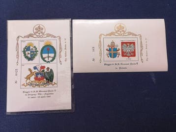 Wereld - Prachtige collectie Golden Series met reizen van, Postzegels en Munten, Gestempeld