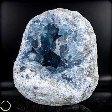 Celestine Druse – Hemel op Aarde in kristalvorm Geode-