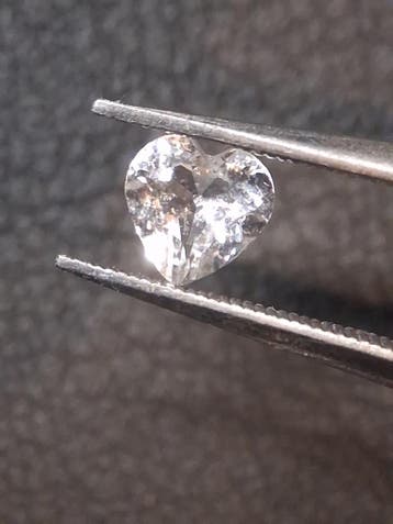 Natural Very light pink Morganite - 0.427 ct - heart - unhea, Handtassen en Accessoires, Overige Accessoires, Verzenden, Nieuw